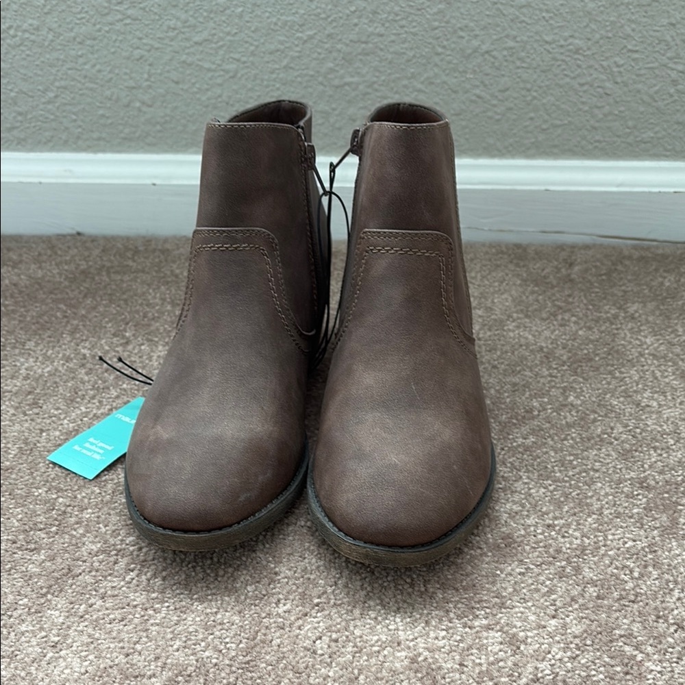 NWT- Brown Ankle Boots